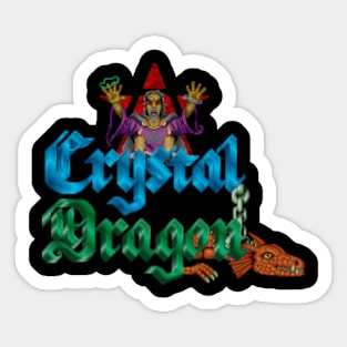 Crystal Dragon Sticker